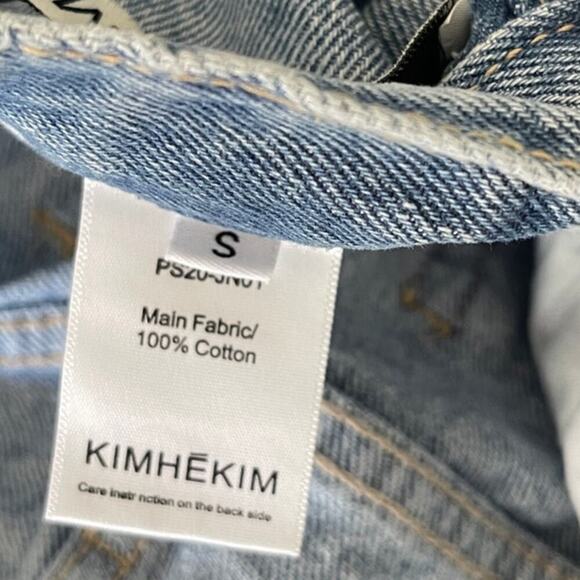 KIMHEKIM Heart Stamped Jeans Size Small - Picture 5 of 6
